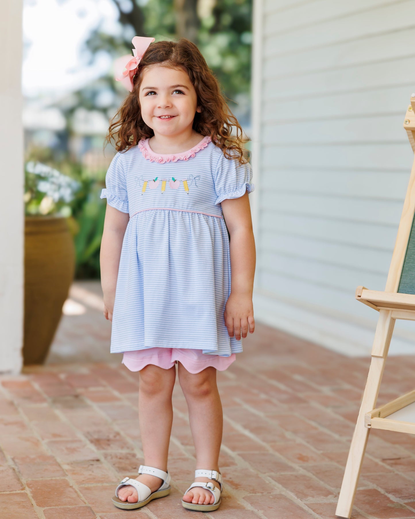 Pencil Garland Scallop Short Set - Pre-Order