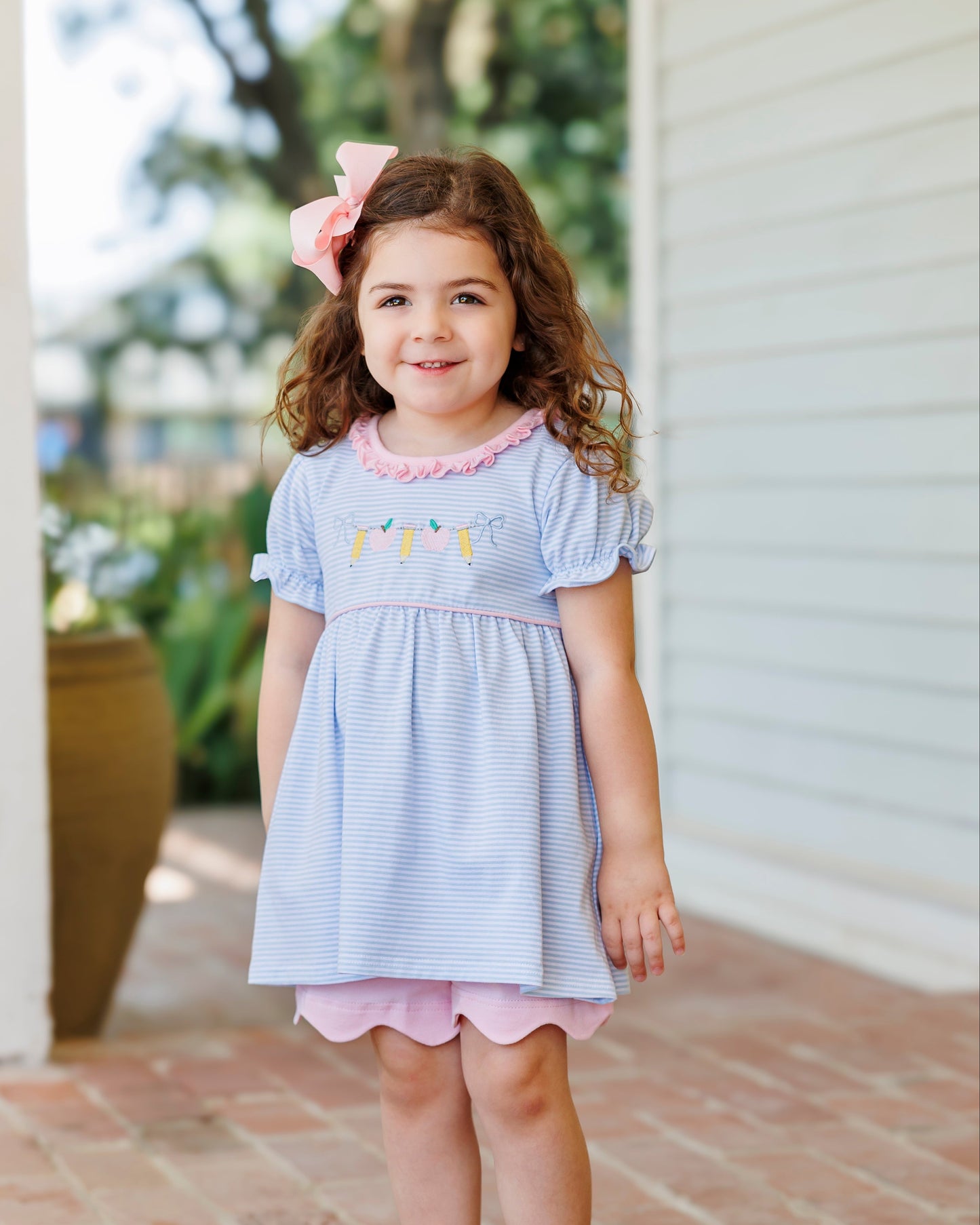 Pencil Garland Scallop Short Set - Pre-Order
