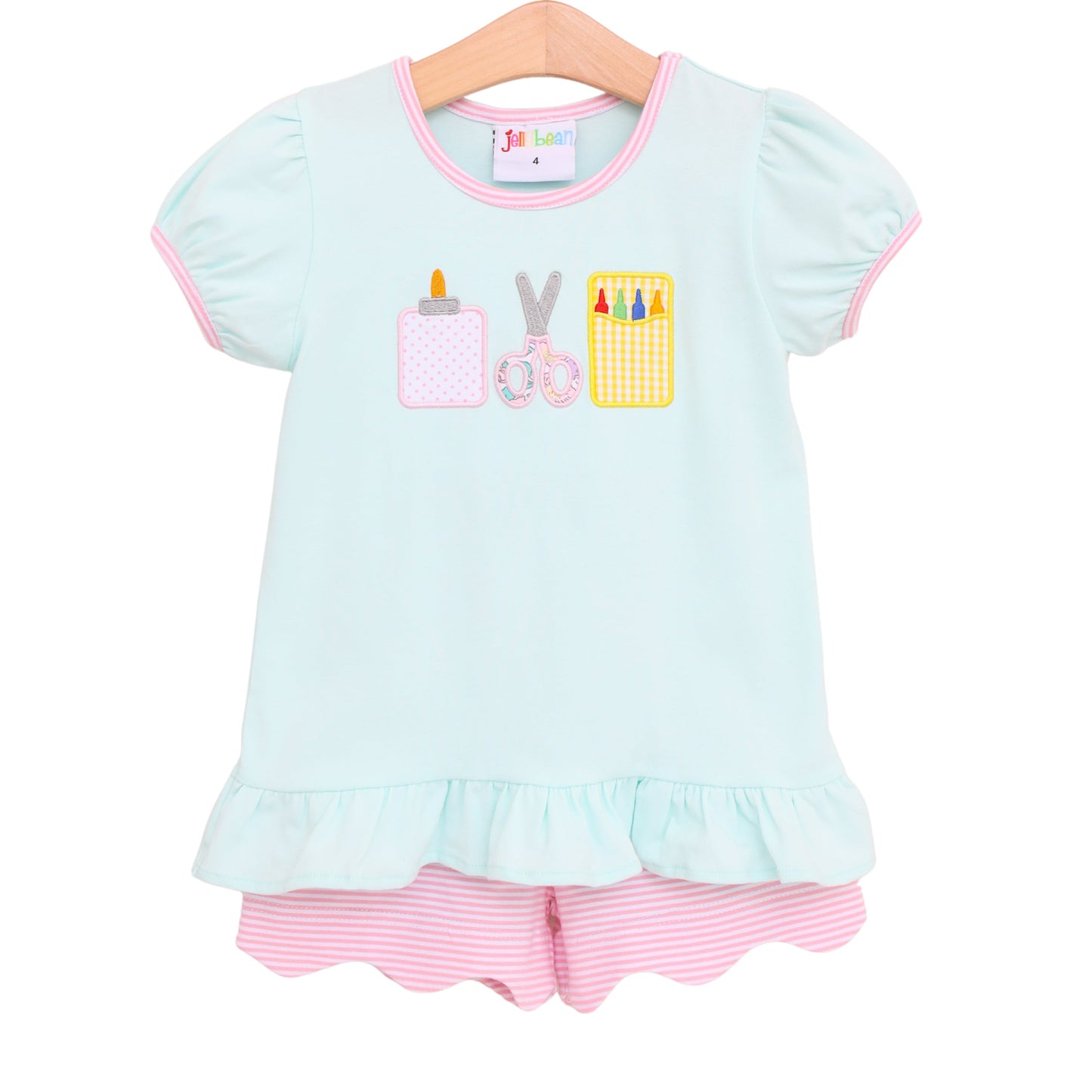 Ready Set Learn Scallop Short Set - Pre-Order