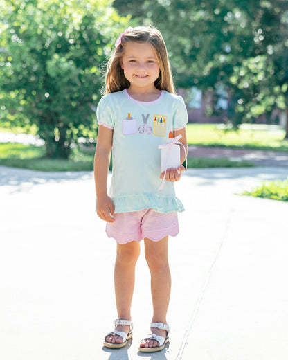 Ready Set Learn Scallop Short Set - Pre-Order