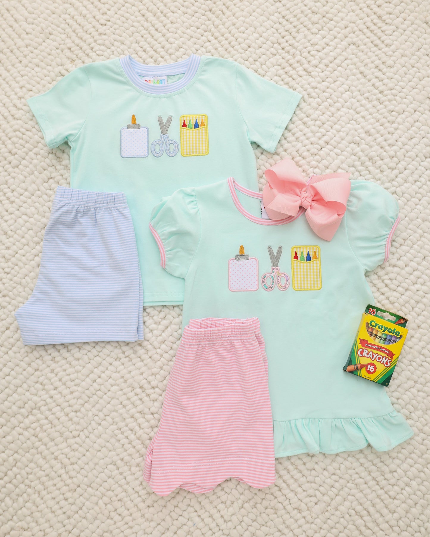 Ready Set Learn Scallop Short Set - Pre-Order