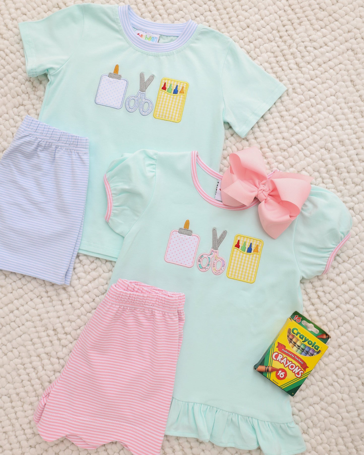 Ready Set Learn Scallop Short Set - Pre-Order