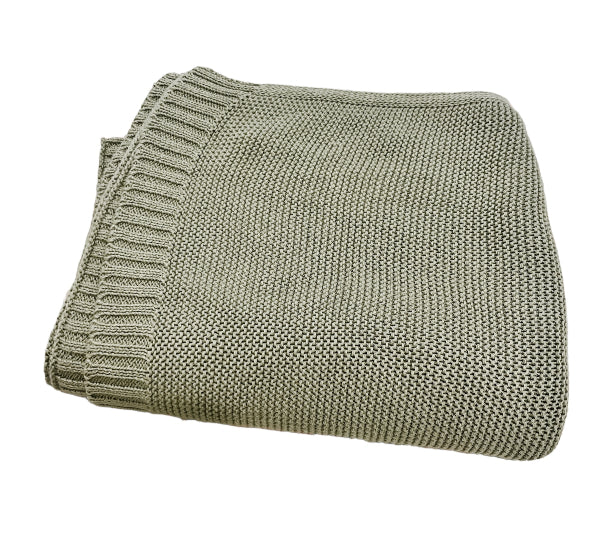 Personalized Knit Cotton Blanket