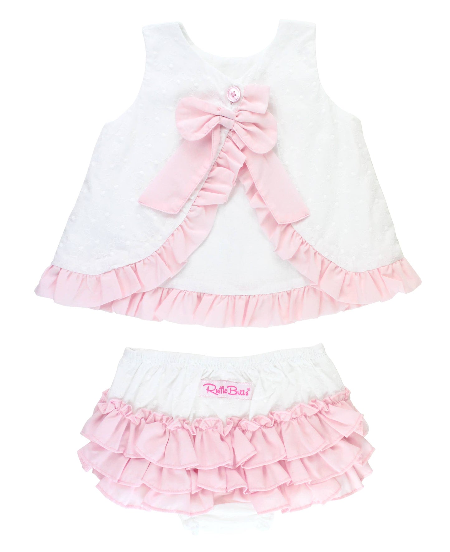 Baby Girls 1/2 Birthday Top & Bloomer Set