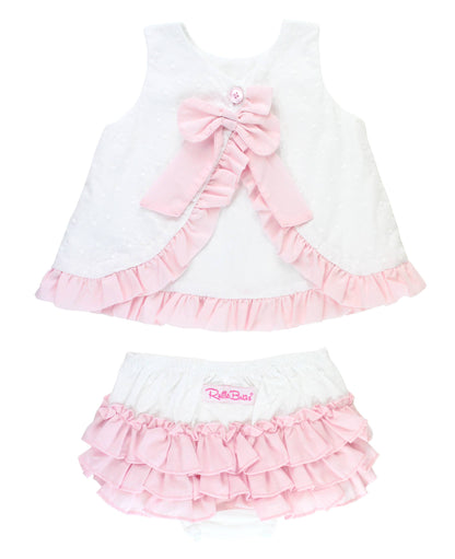 Baby Girls 1/2 Birthday Top & Bloomer Set
