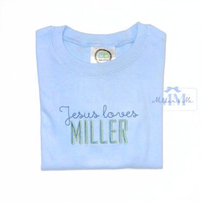 Jesus loves Personalized Children’s Shirt