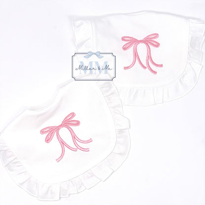 Baby Girl Ruffle Bib