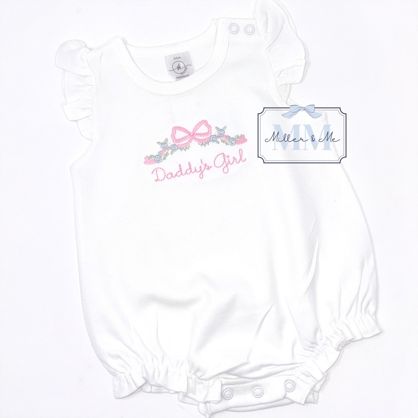 Daddy's Girl Flutter Sleeve Bubble