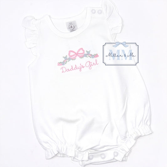 Daddy's Girl Flutter Sleeve Bubble