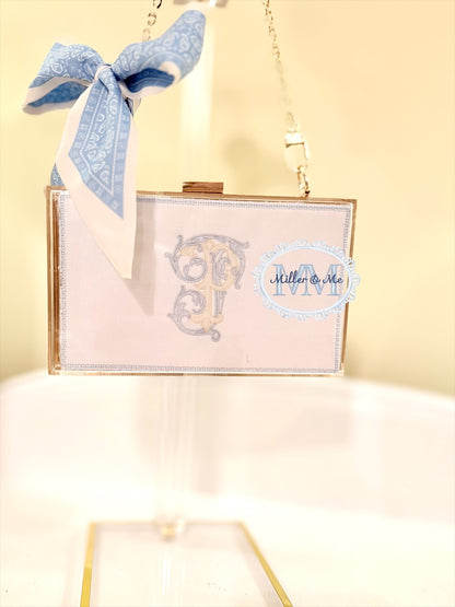 Personalized Acrylic Clutch