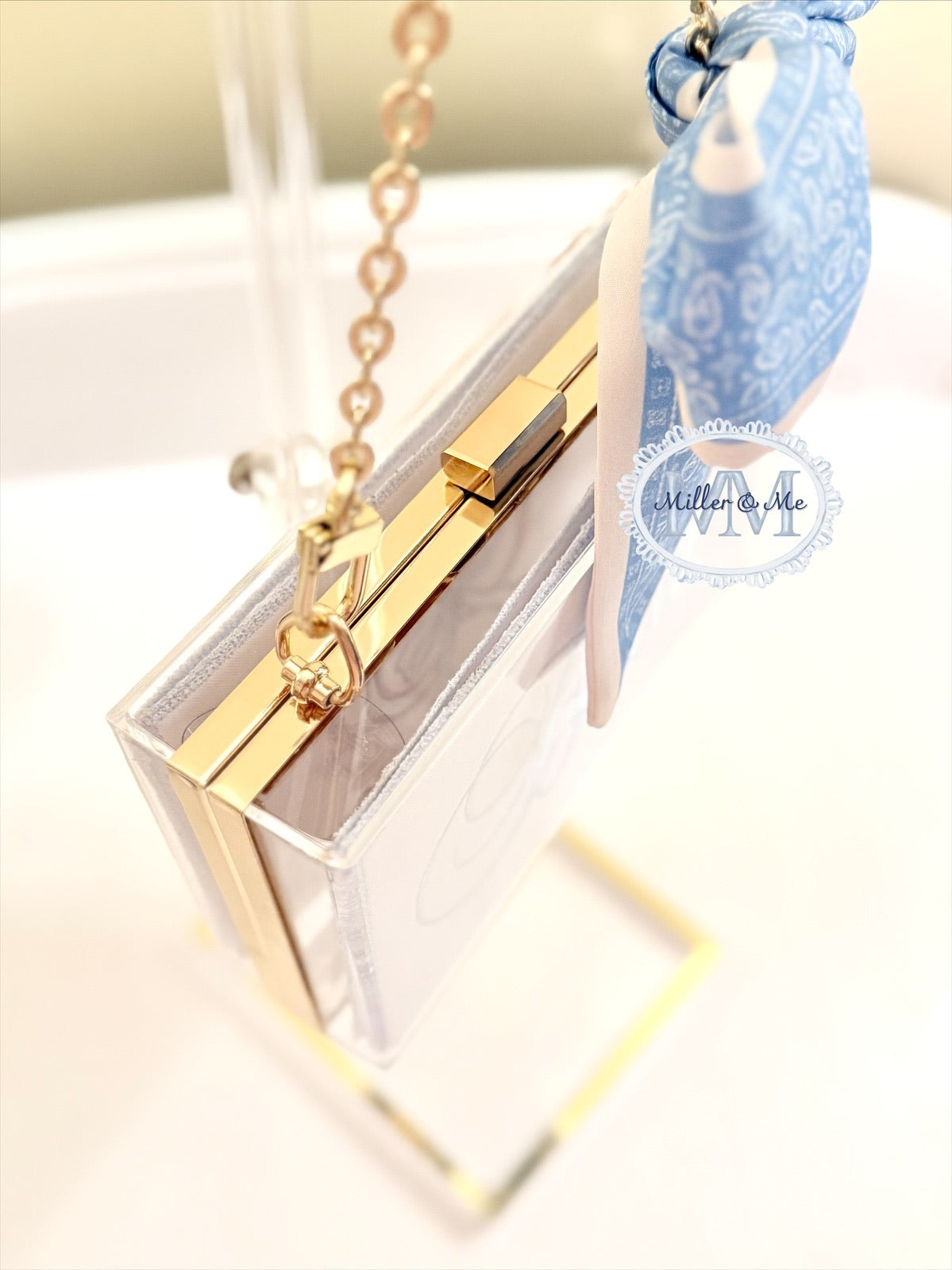 Personalized Acrylic Clutch