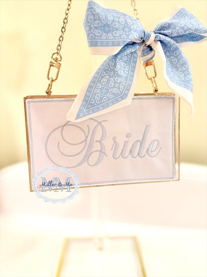 Personalized Acrylic Clutch