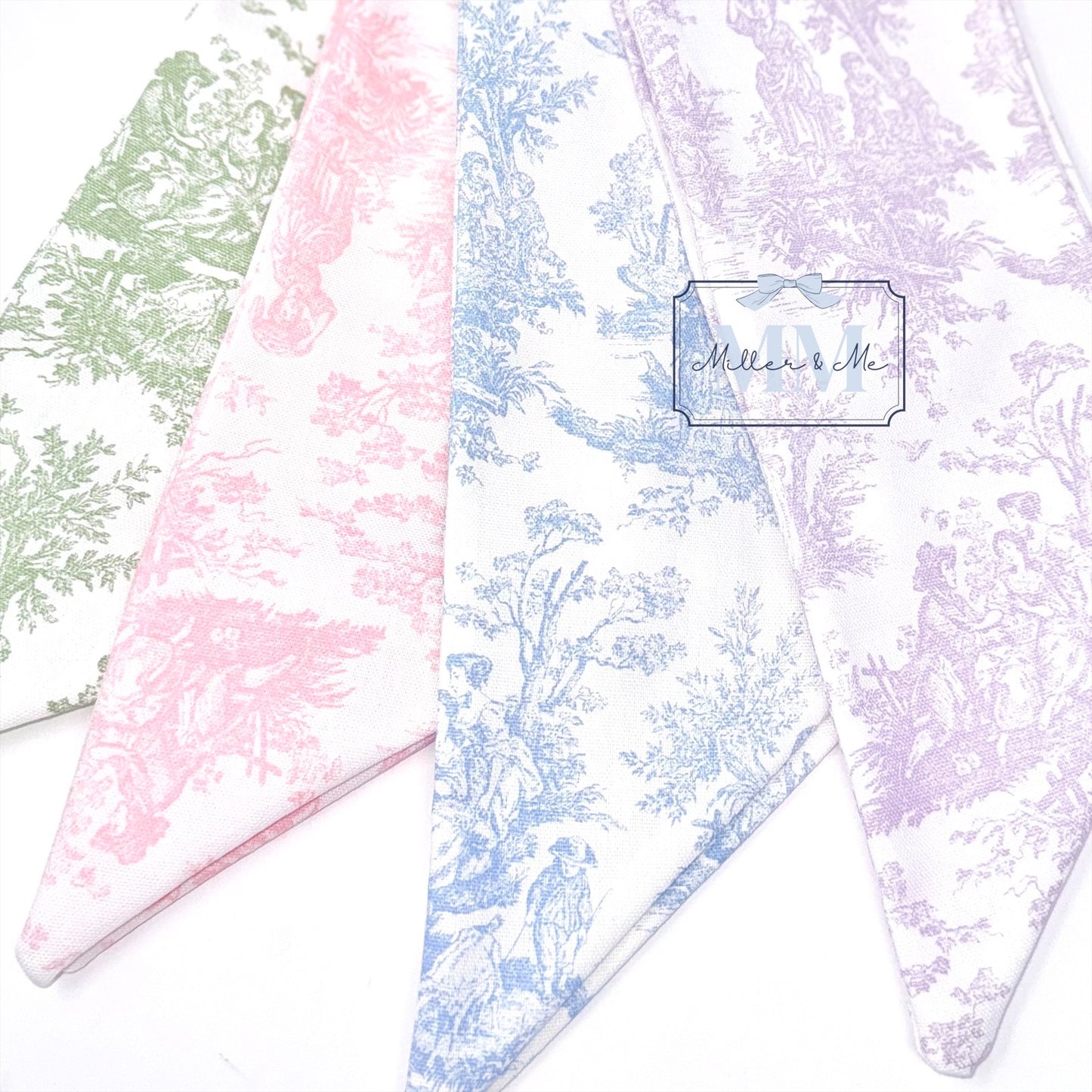 Toile Wreath Sash