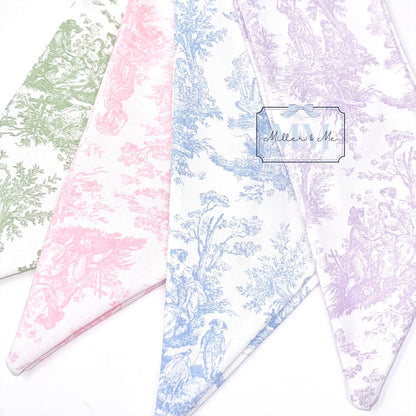 Toile Wreath Sash