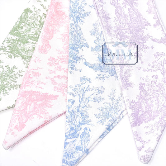 Toile Wreath Sash