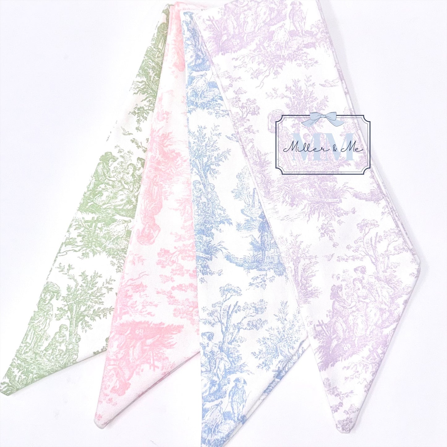 Toile Wreath Sash