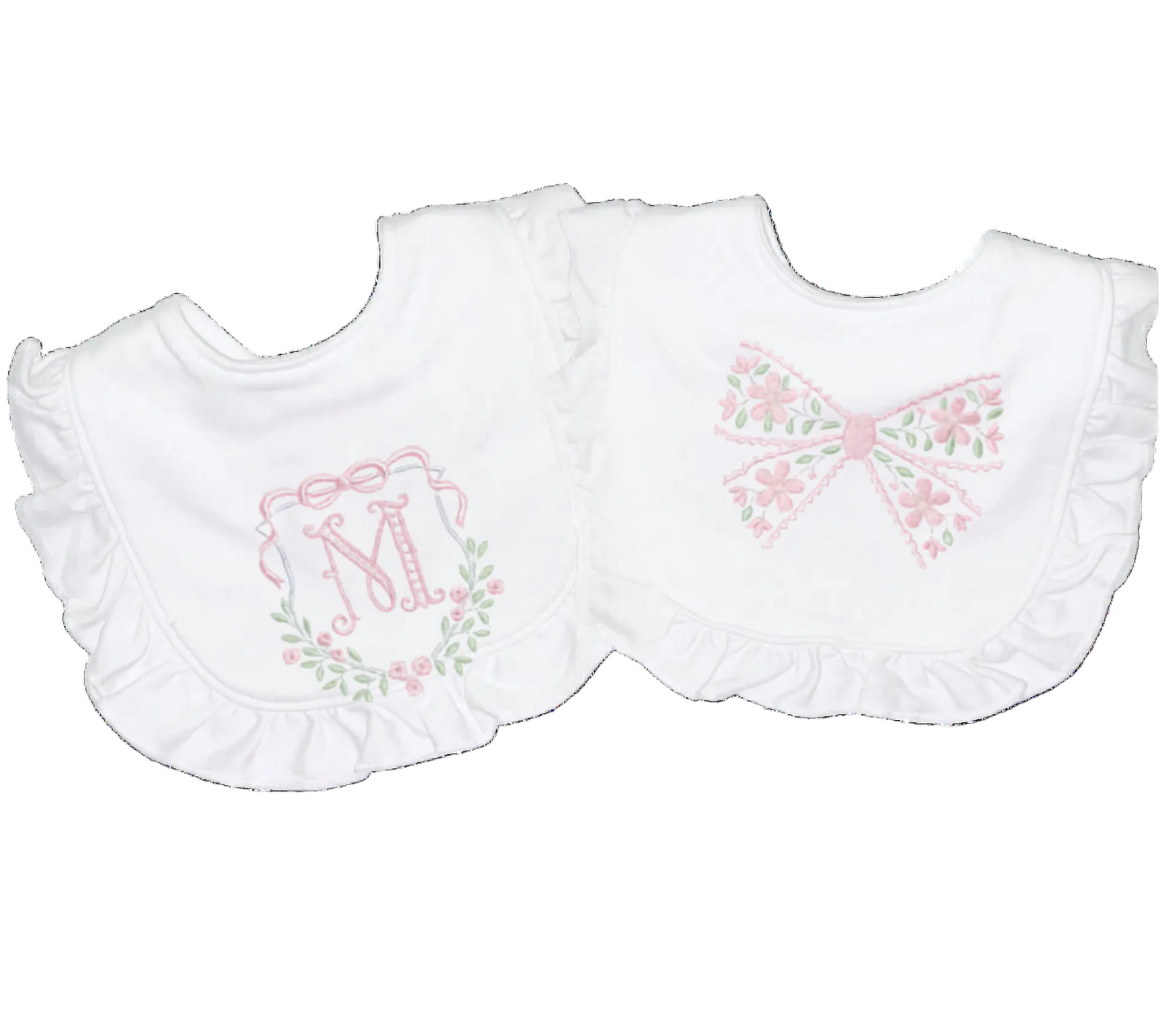 Baby Girl Ruffle Bib