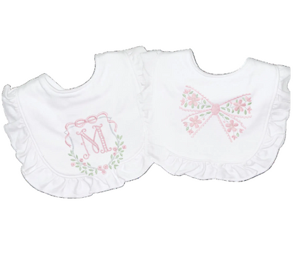 Baby Girl Ruffle Bib
