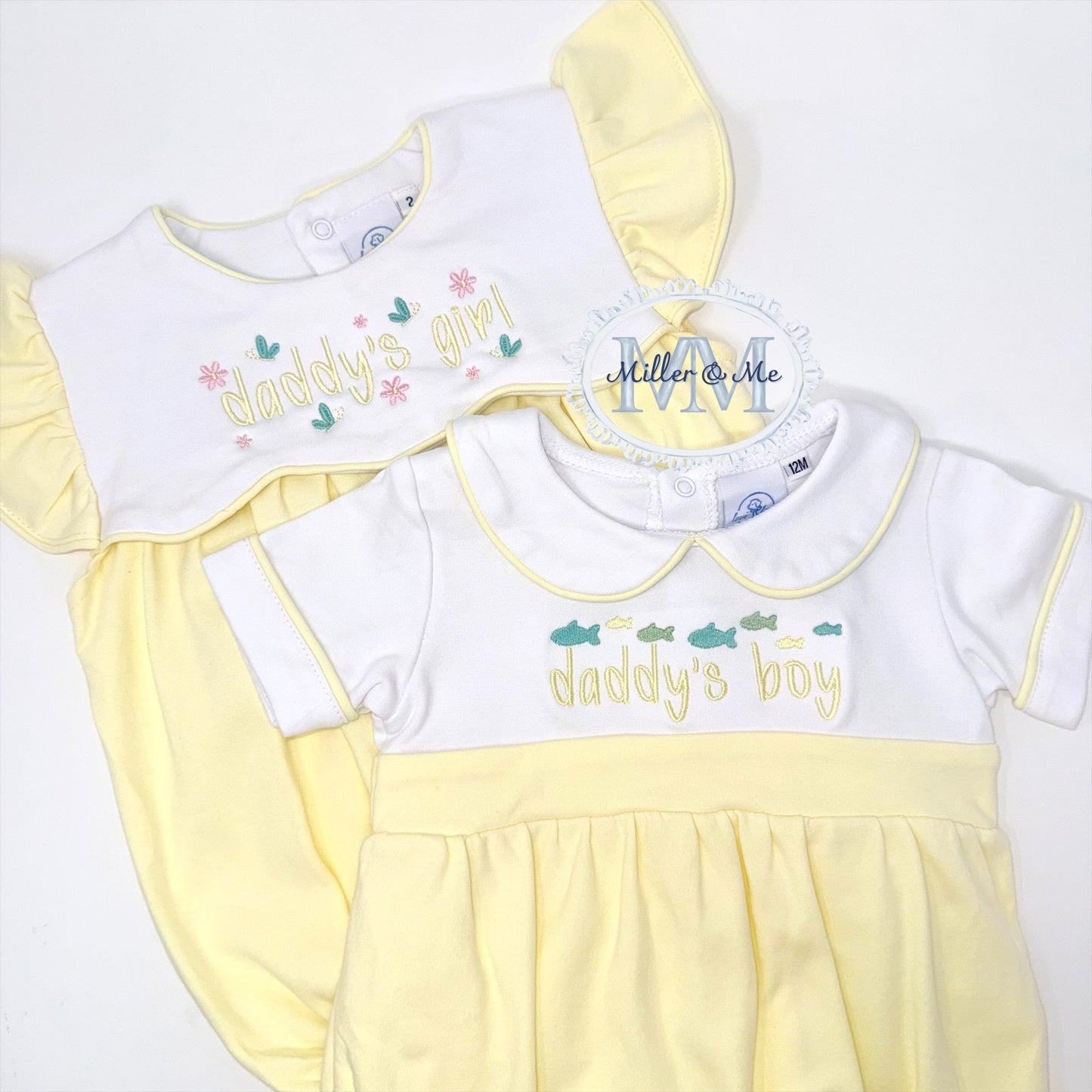 Daddy’s Boy Peter Pan Collar Bubble