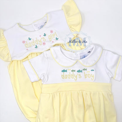 Daddy’s Boy Peter Pan Collar Bubble