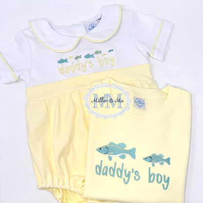 Daddy’s Boy Peter Pan Collar Bubble
