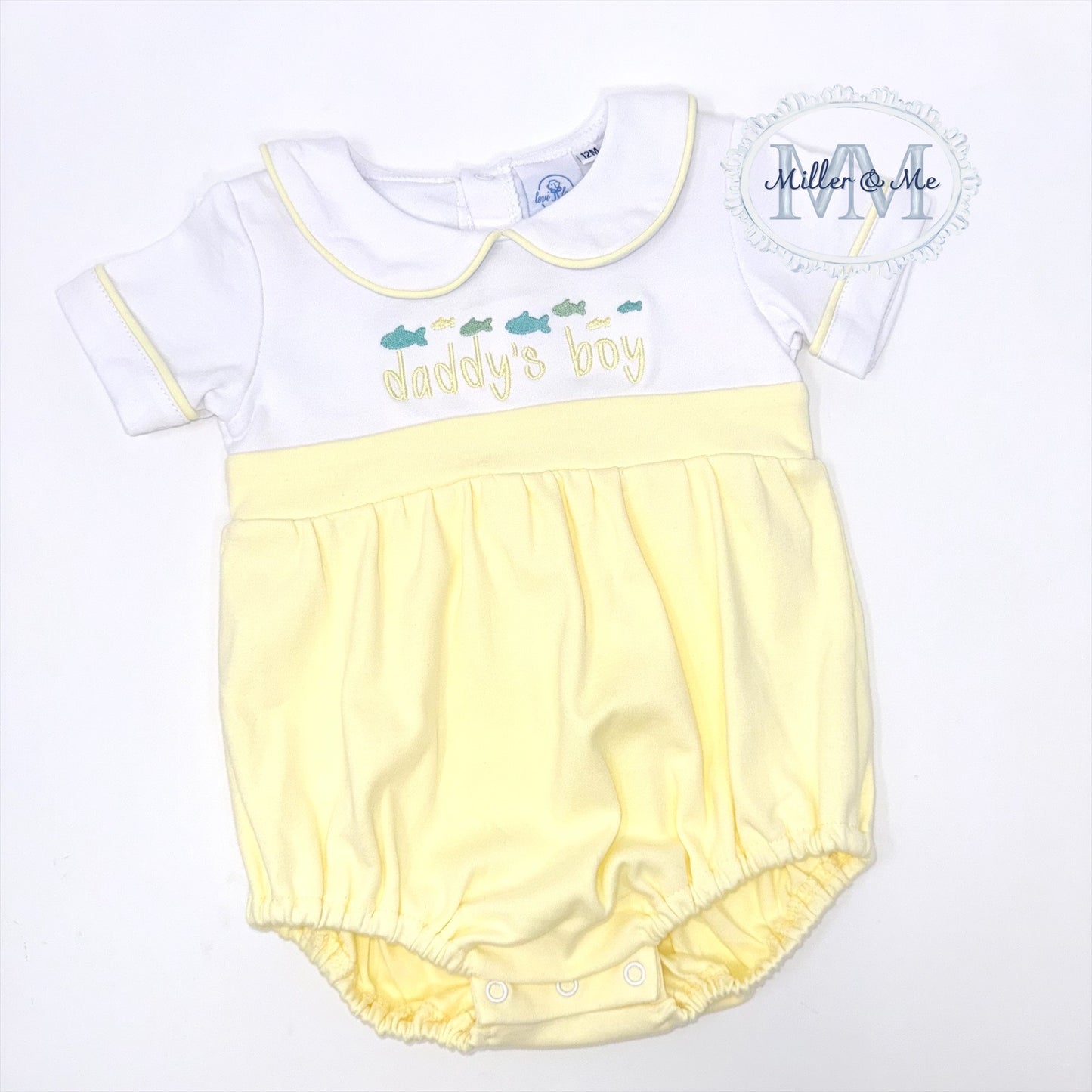 Daddy’s Boy Peter Pan Collar Bubble