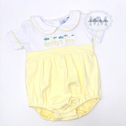 Daddy’s Boy Peter Pan Collar Bubble
