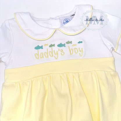 Daddy’s Boy Peter Pan Collar Bubble