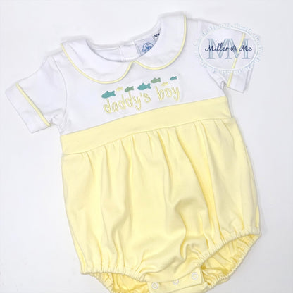 Daddy’s Boy Peter Pan Collar Bubble