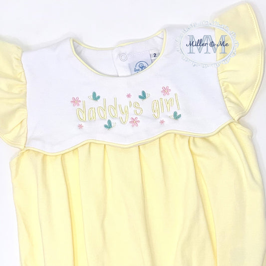 Daddy’s Girl Flutter Sleeve Bubble