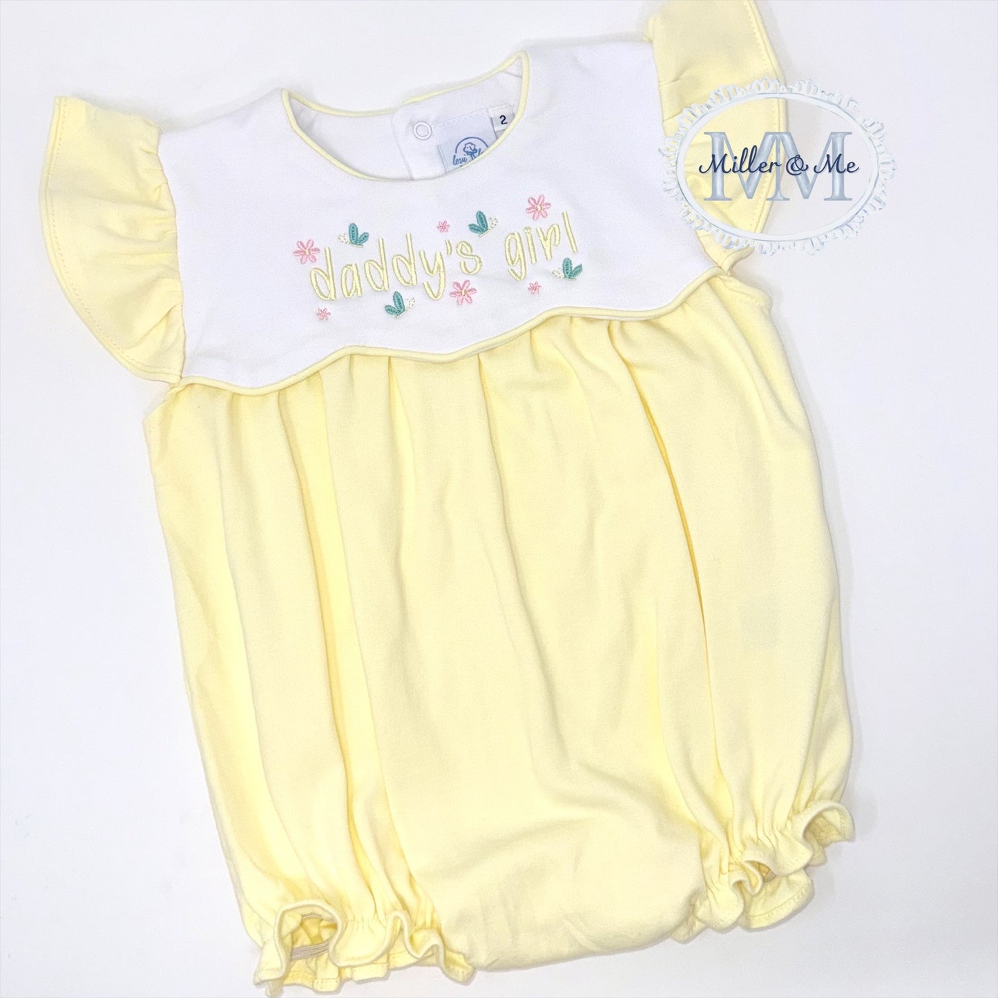 Daddy’s Girl Flutter Sleeve Bubble