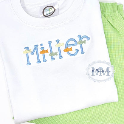 Personalized Fish Name Shirt