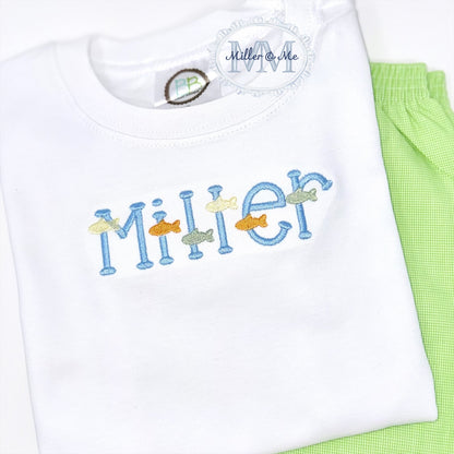 Personalized Fish Name Shirt